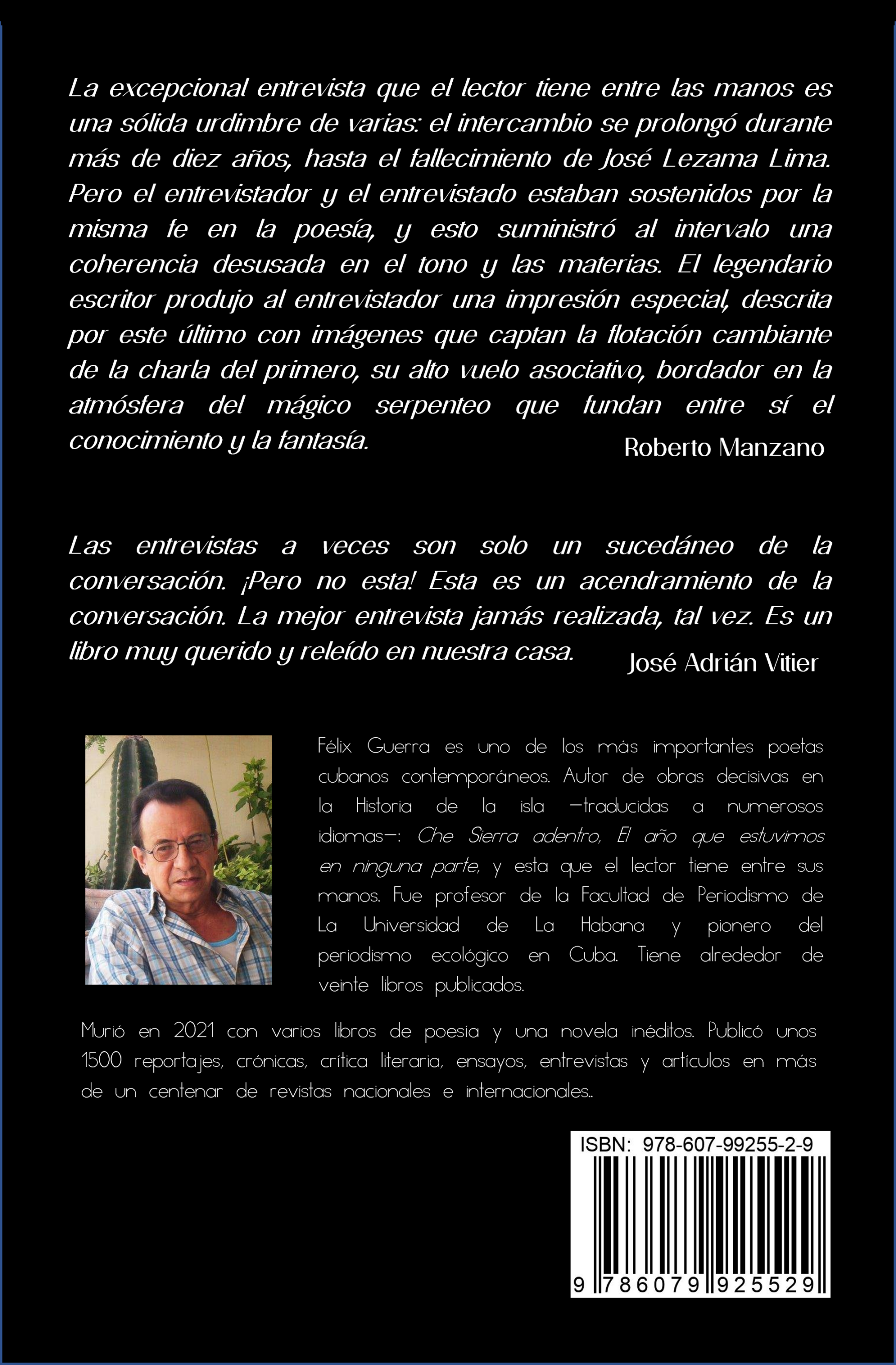 Contraportada de Para leer debajo de un sicomoro (Editorial Aquitania Siglo XXI)